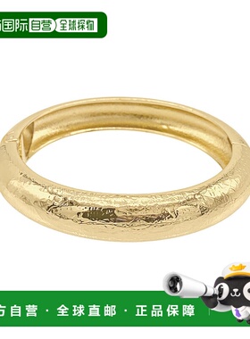 自营 Adornia 纹理金手镯 - 金色配饰 美国直发奥莱