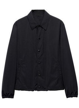 PRADA 男士衬衫 SGC81613L5SOOOF0002 SS2025 黑色