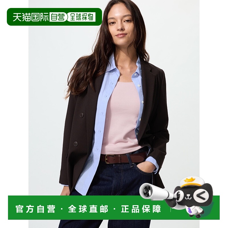 日本直邮UNIQLO女款保暖内衣上衣480281-10优衣库