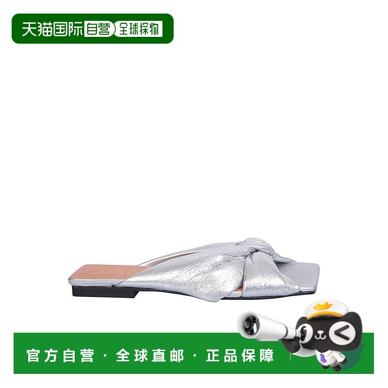 香港直邮GANNI 女士拖鞋 S2045018 SS2023 白色,女鞋,其他拖鞋,淘宝优惠券,粉丝福利购,淘宝优惠卷