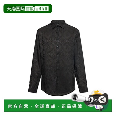 1h可退 香港直邮ETRO 男士衬衫 MRIB000199TJD74N0000 SS2025 黑