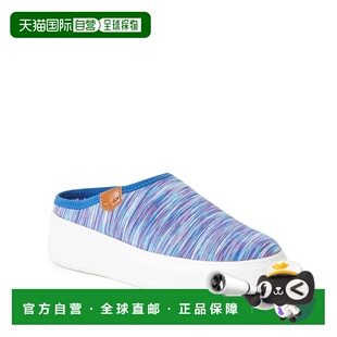 自营Dearfoams Women's Annie Slip-On Clog Sneaker - navy heat
