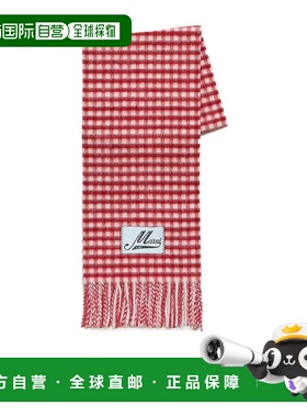 香港直邮MARNI 女士围巾 SCMC0133Y0UAW045CHR63 SS2025 红色