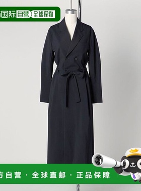 1h可退 日本直邮LOEFF 女式双排扣连衣裙优雅羊毛精致