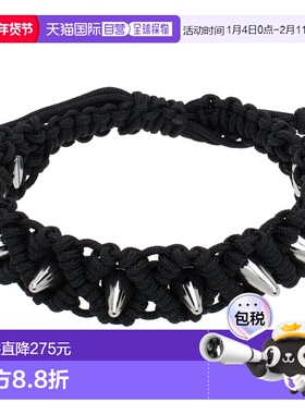 1h可退 香港直邮潮奢 We11Done 女士 黑色 Handmade Studded Noeu