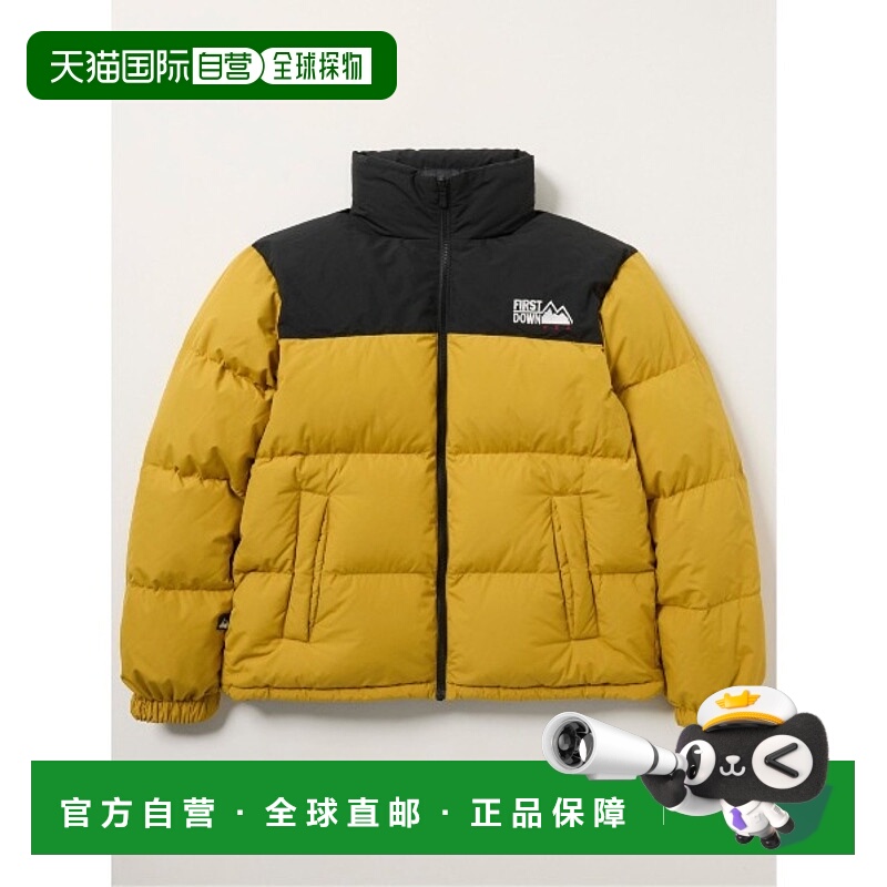 1h可退 日本直邮FIRST DOWN 男装 可双面穿 立领羽绒外套 立体泡