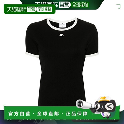 欧洲直邮courreges 女士 上装T恤短袖