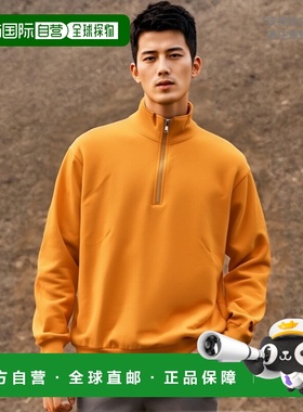 日本直邮Healthknit 经典运动衫 54022 灰灰色红色芥末色褪色黑色