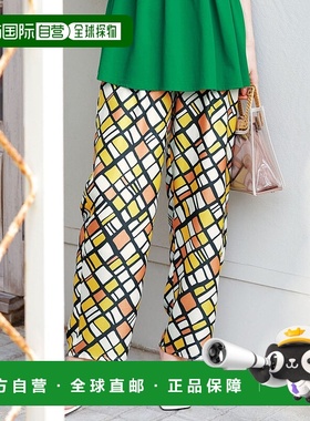 日本直邮RANAN 几何图案印花长裤 R05096EW10508