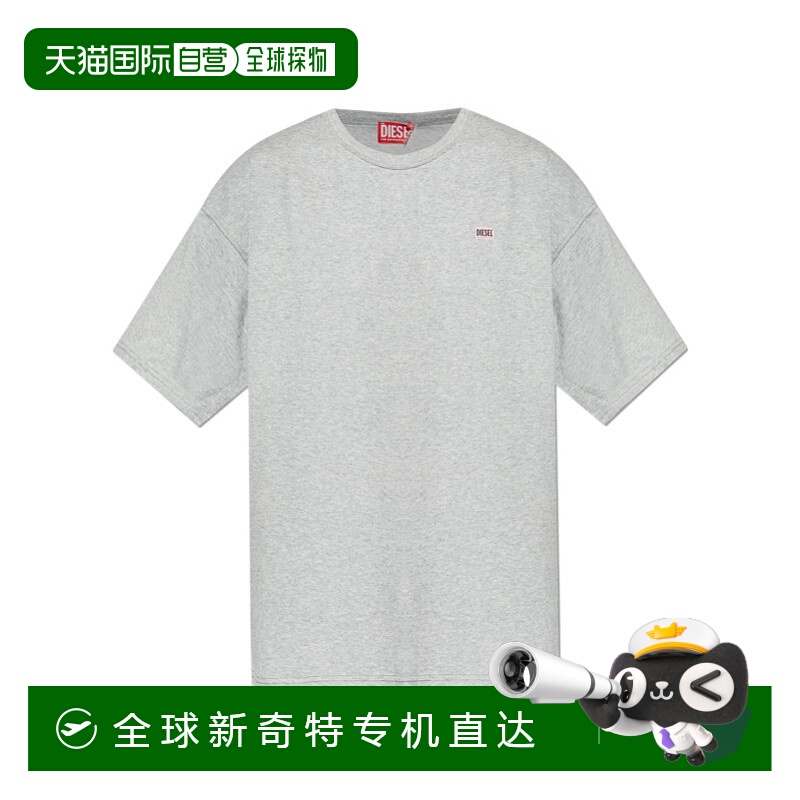 1h可退 香港直邮DIESEL 男士T恤 A164000QIAM9CB AW2025 白色 圆T