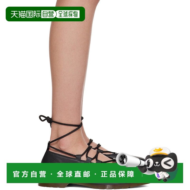 香港直邮潮奢 Dr. Martens 马丁大夫 女士 黑色 Elphie II Virgin