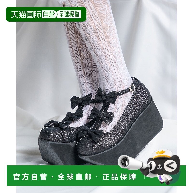 1h可退 日本直邮DearMyLove 女士厚底三条蝴蝶结鞋 533623女鞋,女鞋,浅口单鞋,淘宝优惠券,粉丝福利购,淘宝优惠卷