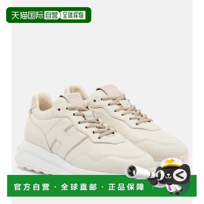 香港直邮Hogan 女士 H641 皮质运动鞋 white白色 舒适时尚