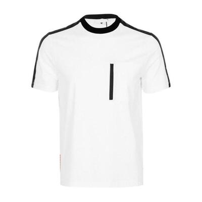 PRADA 男士T恤 SJN2031KG6BINEO AW2021 白色 圆领T恤