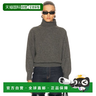 1h可退 香港直邮KHAITE 女士 Willem 羊绒毛衣 18013645 grey灰色