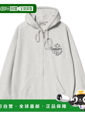 日本直邮Carhartt WIP Hooded Ablaze Jacket 字母连帽拉链宽松夹