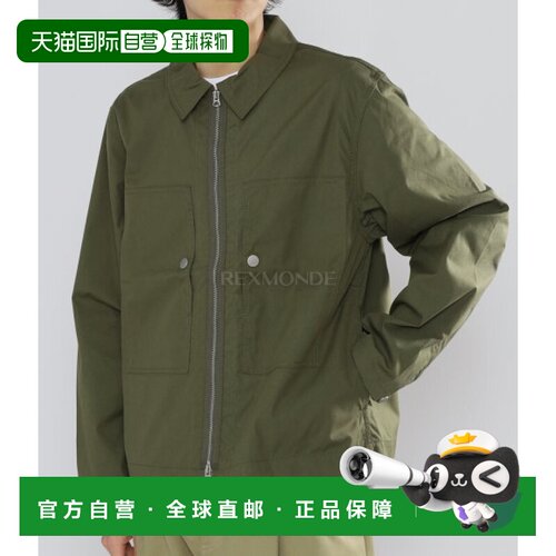 韩国直邮NIGEL CABOURN NCOS-SS23-S-1 棉尼混纺拉链衬衫夹克 男