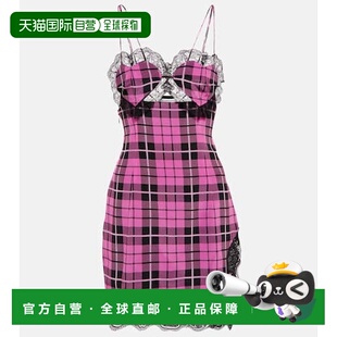 1h可退 香港直邮ALESSANDRA RICH 亚历山德拉.瑞秋 女士 蕾丝边格