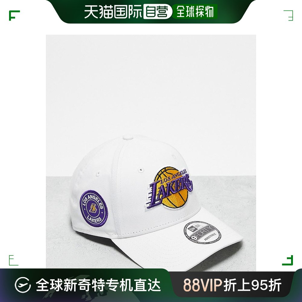 香港直邮潮奢 New Era女士 LA Lakers 9forty‘新时代'帽子(白)