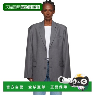 1h可退 香港直邮潮奢 The Frankie Shop 女士 灰色 Gelso Oversiz