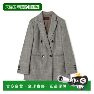 混纺双排扣西装 1h可退 女士 collection 外 日本直邮TOMORROWLAND
