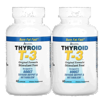 香港直发Absolute Nutrition甲状腺T 3原营养60粒*1瓶