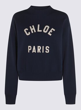 CHLOÉ 女士针织衫 CH24AJH121924C6 AW2025 黑色 Logo sweatshirt