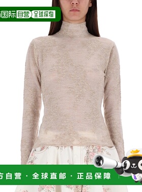 1h可退 香港直邮GANNI 甘尼 女士 羊驼毛混纺毛衣 K2641 beige米