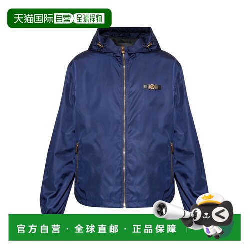 自营versaceNavy Blue Casual Jacket - green 美国奥莱直发外套