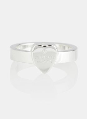 潮奢 Gucci 古驰 女士 Heart-detail 纯银戒指 000919