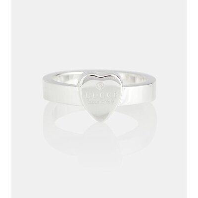 潮奢 Gucci 古驰 女士 Heart-detail 纯银戒指 000919