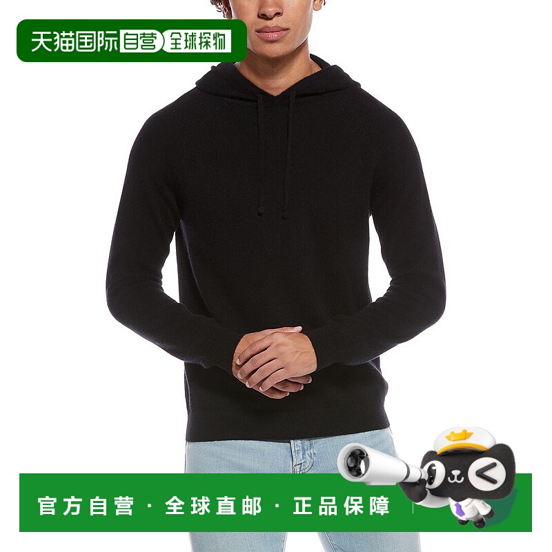 自营Quinn Cashmere Hoodie - Black 帽衫美国直发奥莱