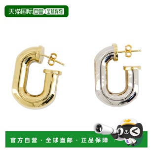 1h可退 香港直邮潮奢 Rabanne 女士 Paco 雙色耳環 25HBB0455MET8