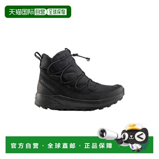 自营欧洲直邮Rossignol Resort女士黑色尼龙保暖雪后靴