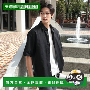 1h可退 日本直邮TAKEO KIKUCHI 菊池武夫  男士刺绣LOGO棉麻混纺