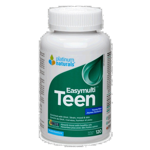加拿大直邮Platinum Naturals Easymulti Teen 男士青少1胶囊自然
