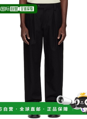 1h可退 香港直邮潮奢 A.P.C. 男士 黑色 Renato 长裤 COHHWH08428