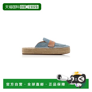 香港直邮J.W. Anderson 女士 绒面革简便麻底鞋 blue蓝色 舒适时