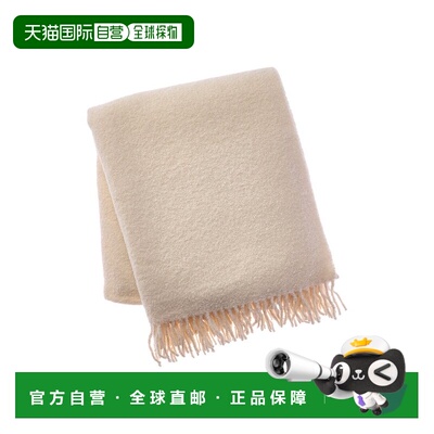 自营Amicale Cashmere Solid Alpaca-Blend Throw - beige 美国奥