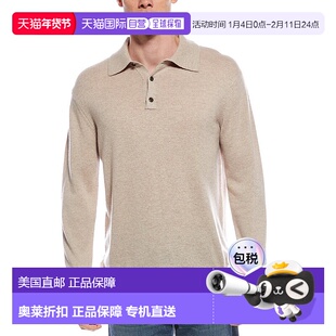 自营forteforteForte Cashmere Polo Cashmere Sweater - brown