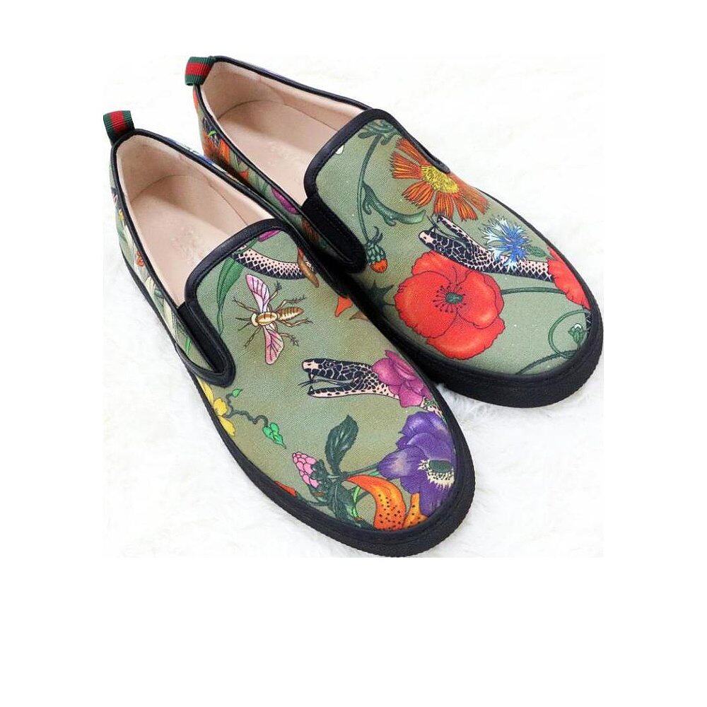 Gucci 印花休闲商务鞋 4073639IZ50