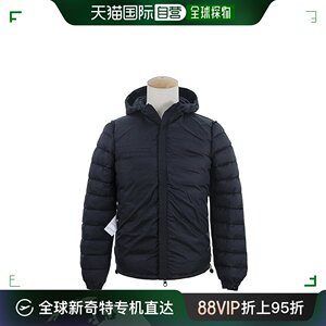 Armani Jeans阿玛尼男士羽绒服深蓝色面料锦纶鸭绒舒适