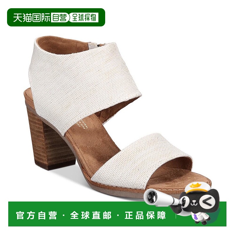 1h可退 【美国直邮】TOMS|女士 Majorca City 凉鞋新款高跟鞋单鞋
