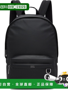 1h可退 香港直邮潮奢 BOSS 波士 男士 黑色 Smooth & Structured