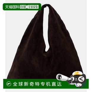 女士 香港直郵潮奢 Row Bindle The 小號(hào)絨面革手提包