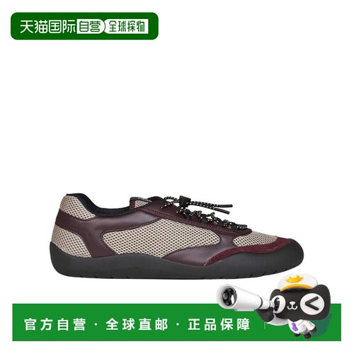 香港直邮PRADA 男士运动鞋 2EE4683ZM0G000F05HX AW2026 深棕色