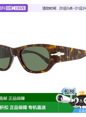 自营 Persol Unisex Rectangular Sunglasses PO3307S 24/31 Hava