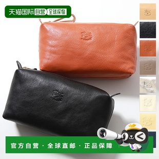 化妆包 BISONTE SCA012 PV0005 女士皮革化妆 日本直邮 PV0001