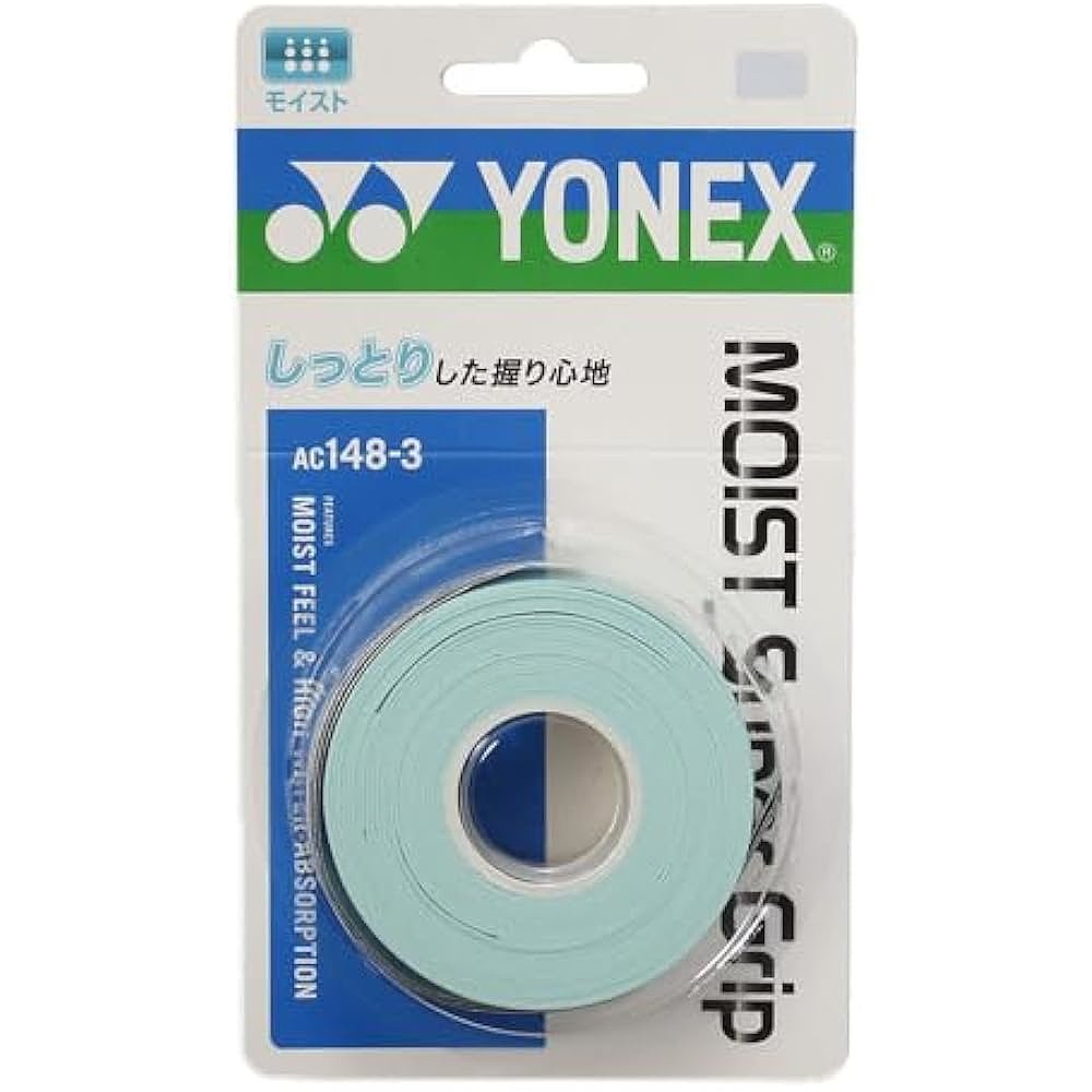 Yonex尤尼克斯 网球拍握把胶带/3拍份 水绿AC148-3