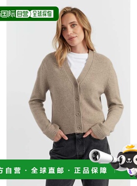 自营chinti & parkerWarm-Oatmeal Pure Cashmere Cardigan - war